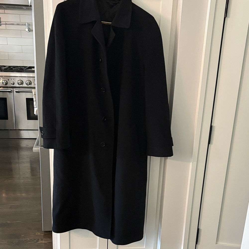 Nordstrom Black Wool Coat